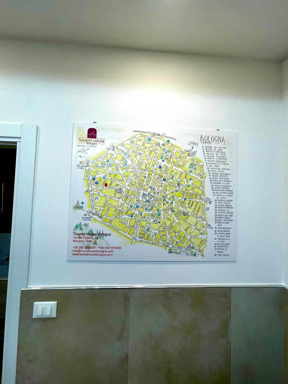 50 Tourist House Bologna - Pratello - Self Check-In Apartment Bagian luar foto